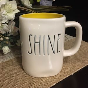 Rae Dunn Shine Mug - Yellow Inside